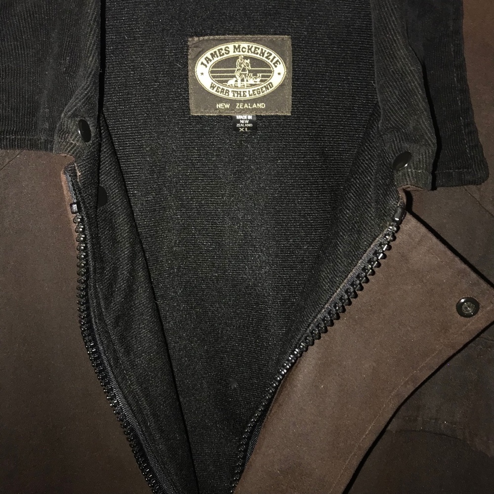 New Zealand James McKenzie Hunting & Fishing Oil Skin Coat - Picture 12 of 12